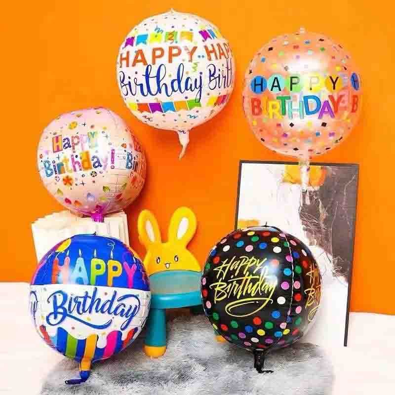 Birthday balloons foil