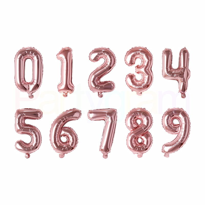 Foil Numbers Balloons Agency