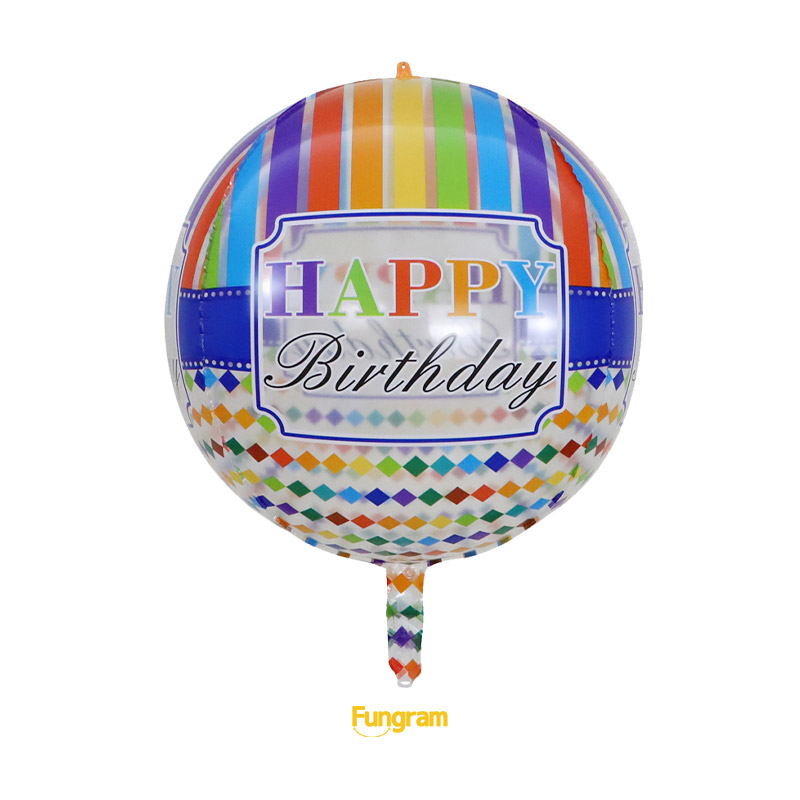 Happy birthday foil balloons supplies