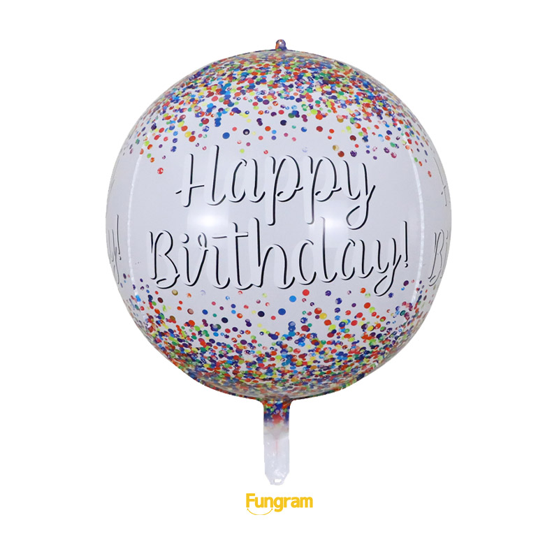 Happy birthday foil balloons manufacturing