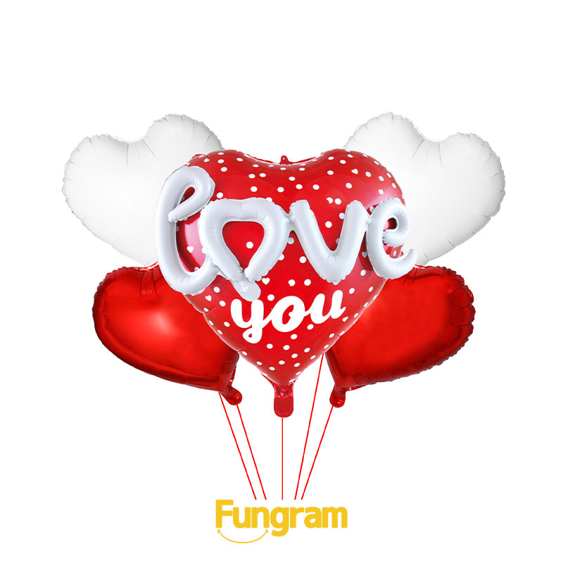 love heart balloons factory