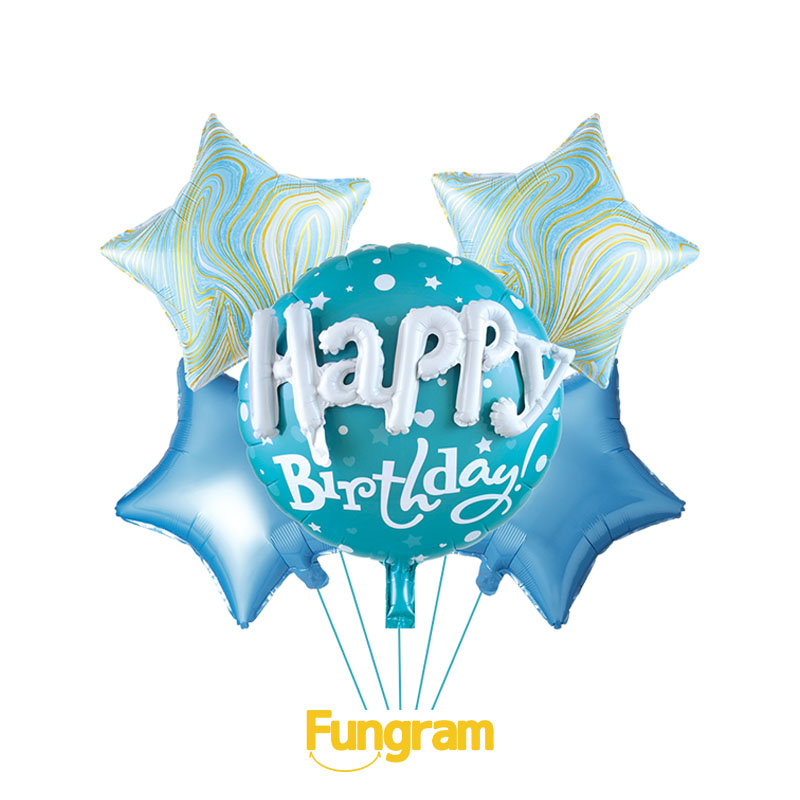 Birthday foil set balloons suppliers