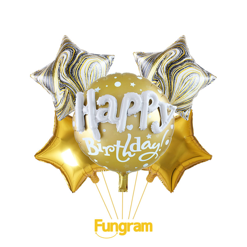 Birthday foil set balloons factory