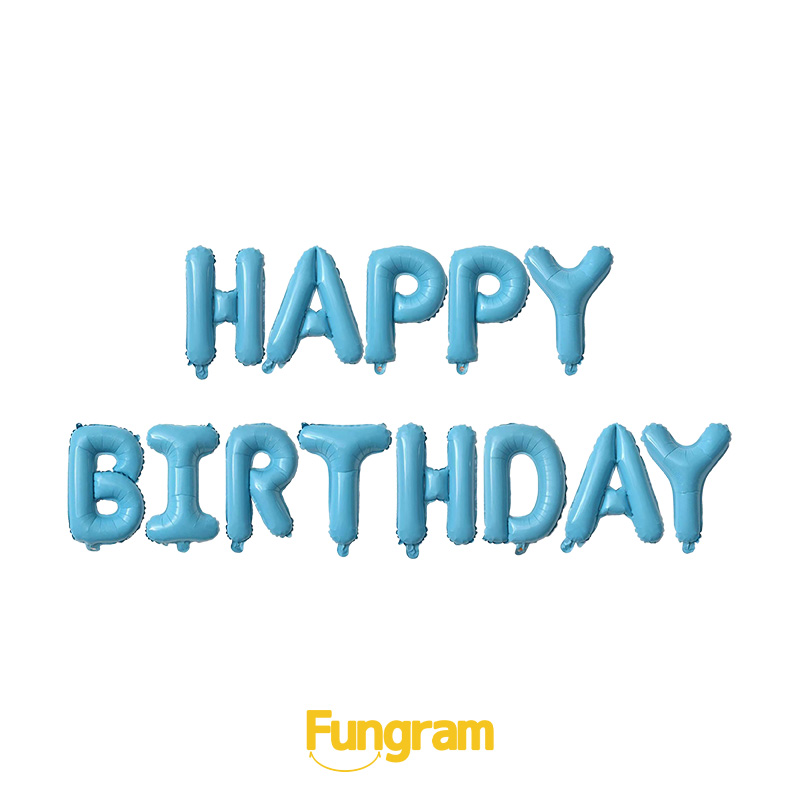 Happy Birthday Letter Balloon Company