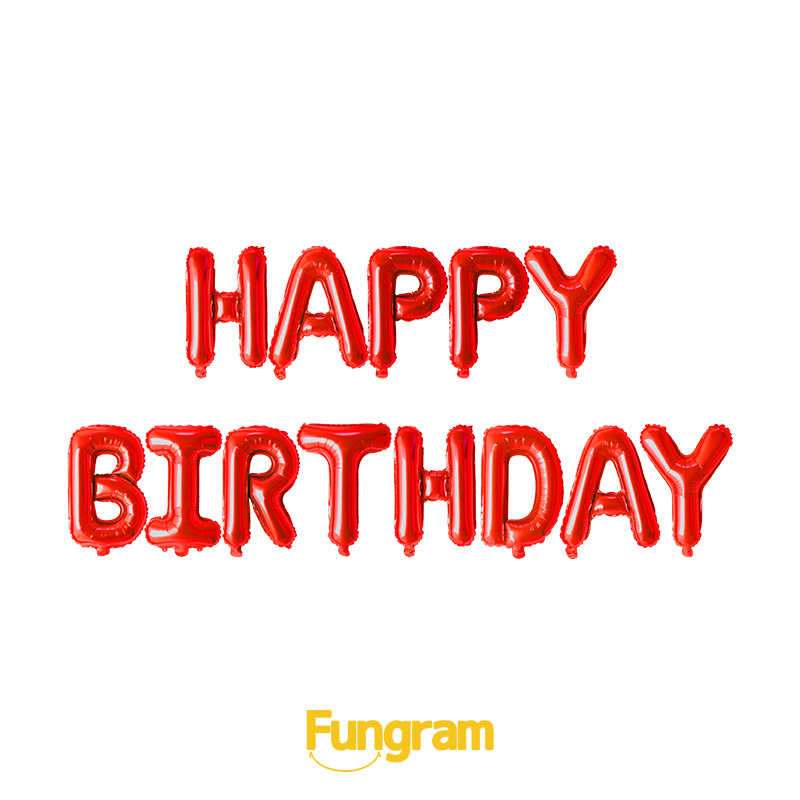 Happy Birthday Letter Foil ballons Bulks