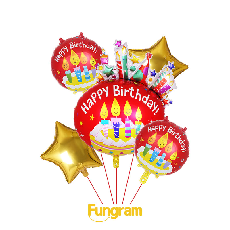 Birthday Foil Balloon Set Inc