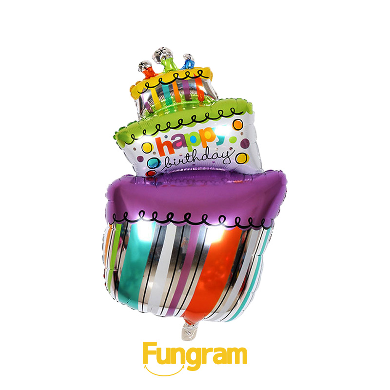 Birthday Cake Foil Balloon Supplier