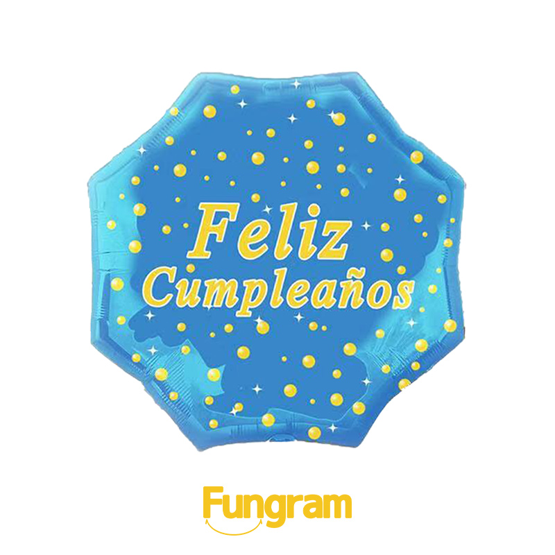 Spanish Happy Birthday Mylar Ballon Manufacturers