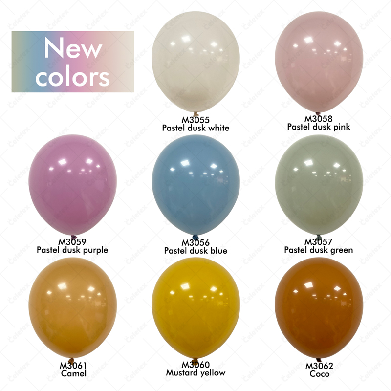 Retro Color Latex Balloon